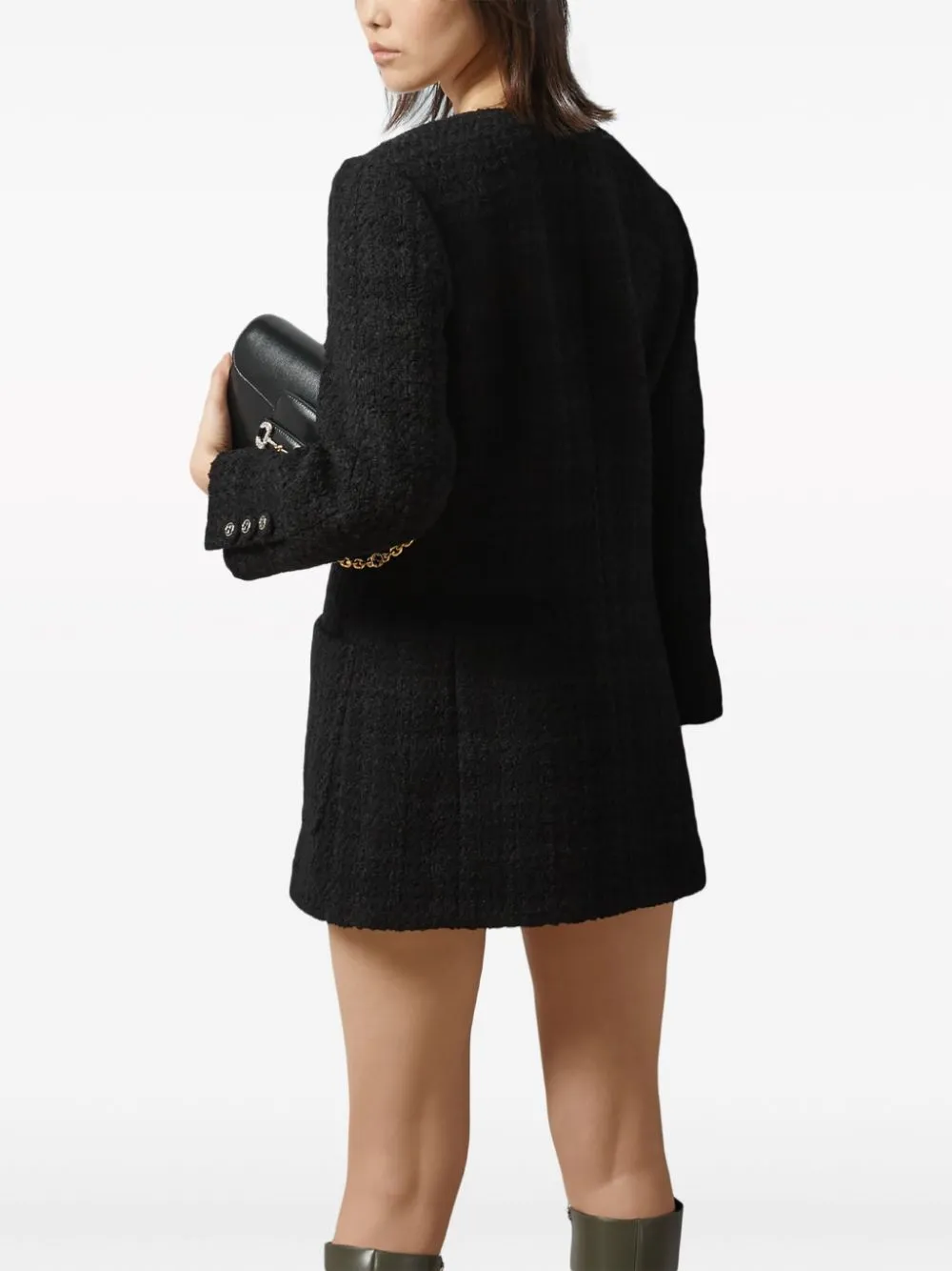 2024 Black Outer for Women: 24SS Fashion Jacket from GUCCI
