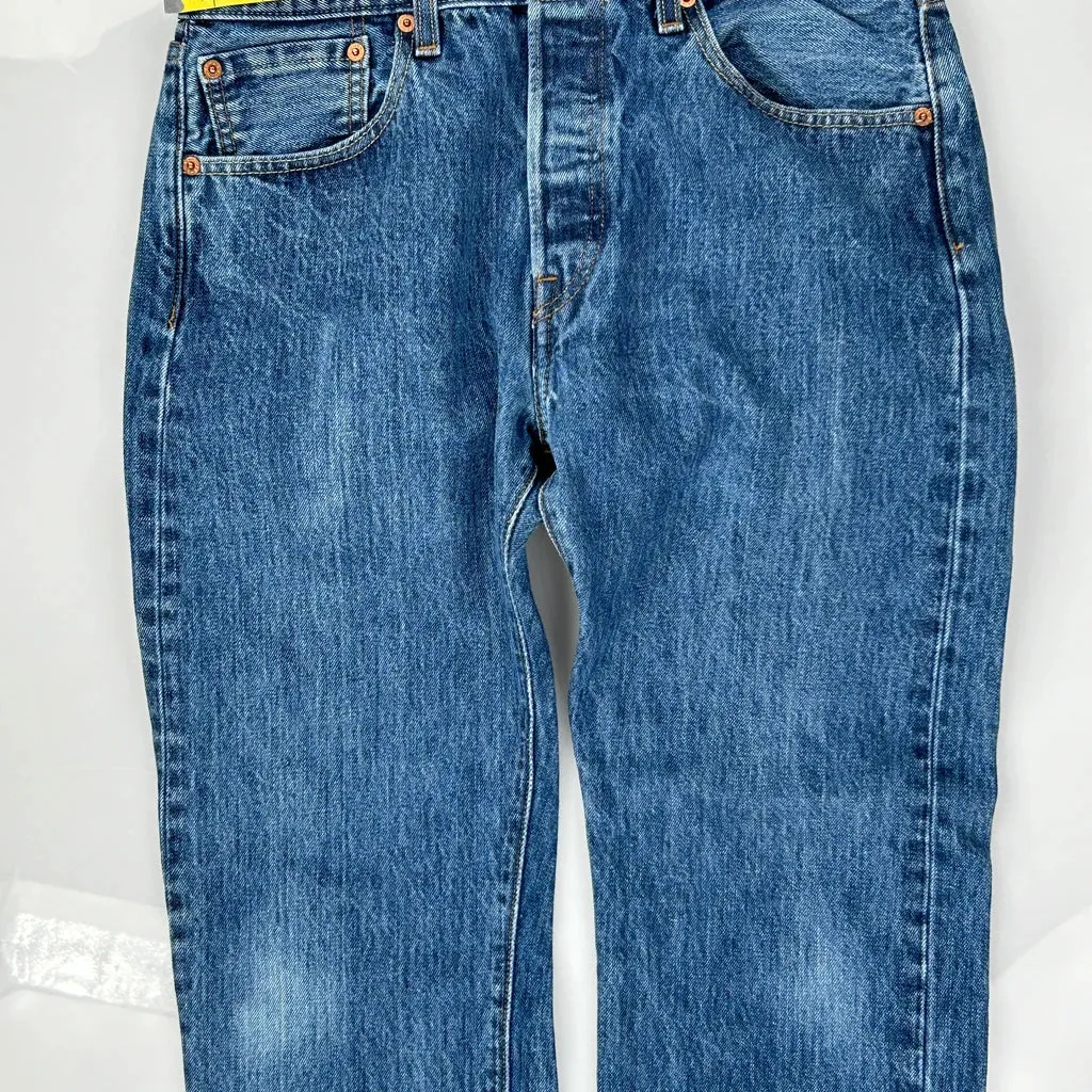 501 Levis Jeans - 31W 29L Blue Cotton