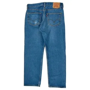501 Levis Jeans - 33W 28L Blue Cotton