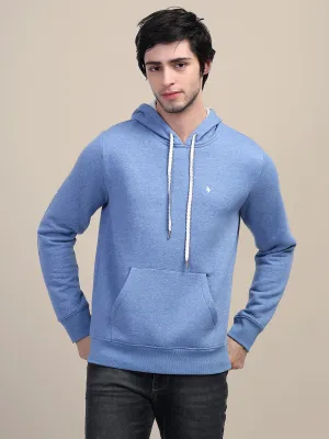 AMSWAN MEN'S BLUE STYLISH AND COMFORT FIT HOODIE