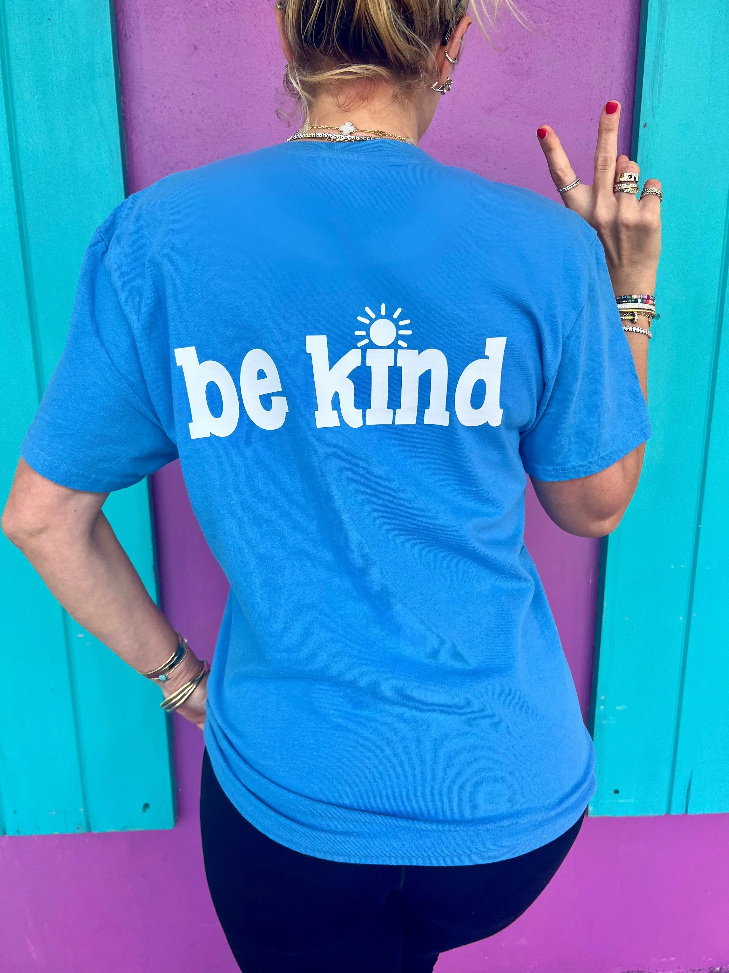 Be Kind Blue Sky Tee