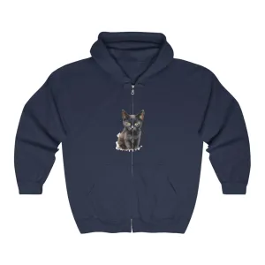 Black Cat Mystique Hoodie - Stylish Elegance