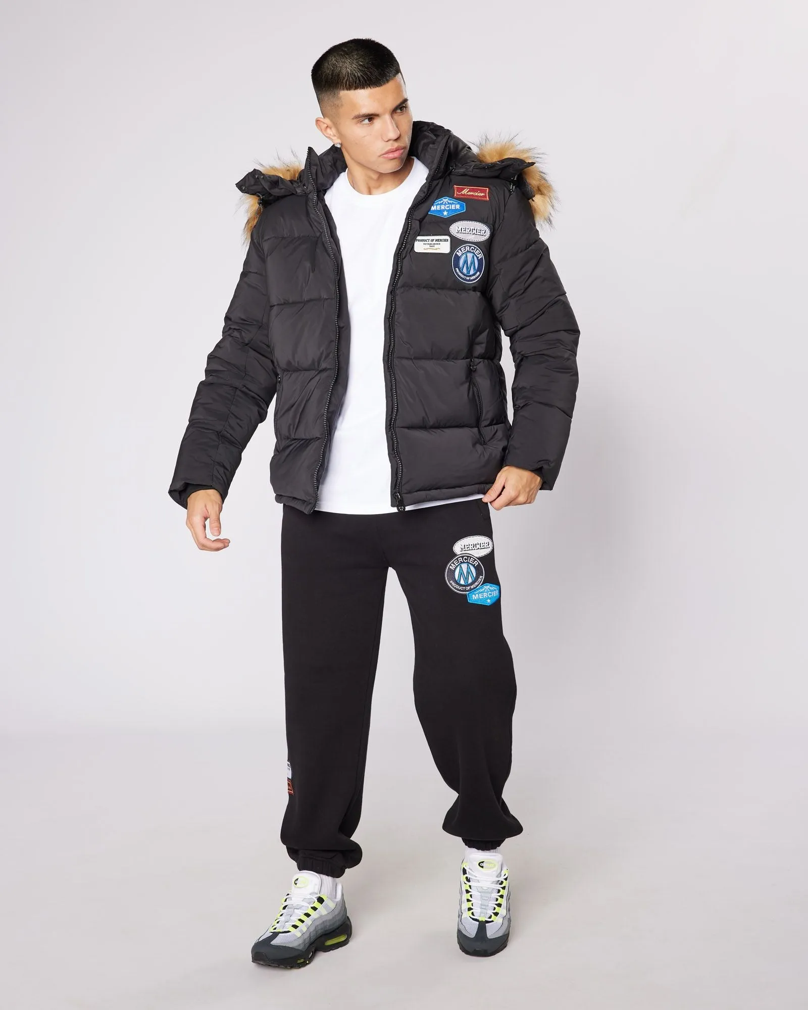 Black Relaxed OG Badge Joggers