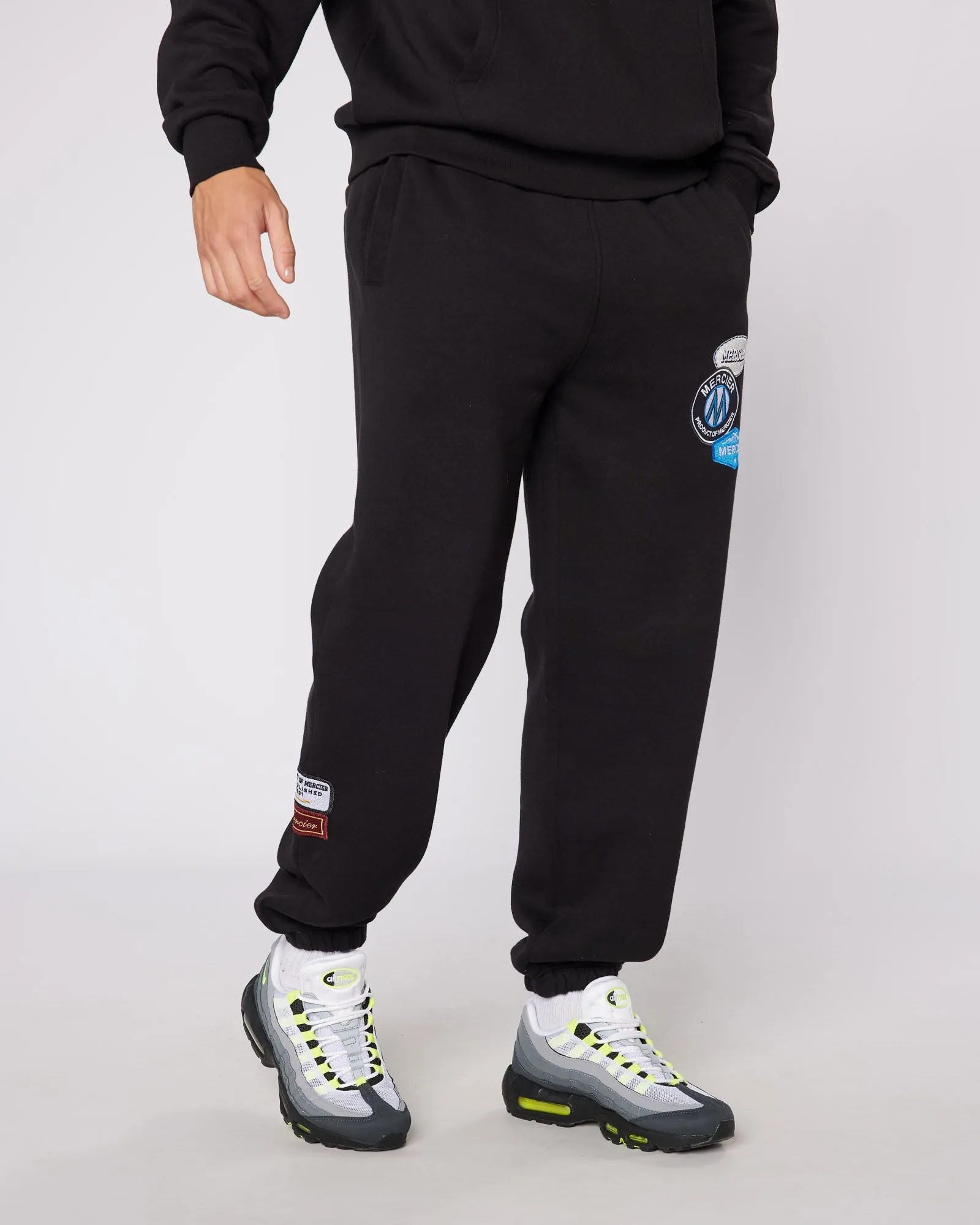 Black Relaxed OG Badge Joggers