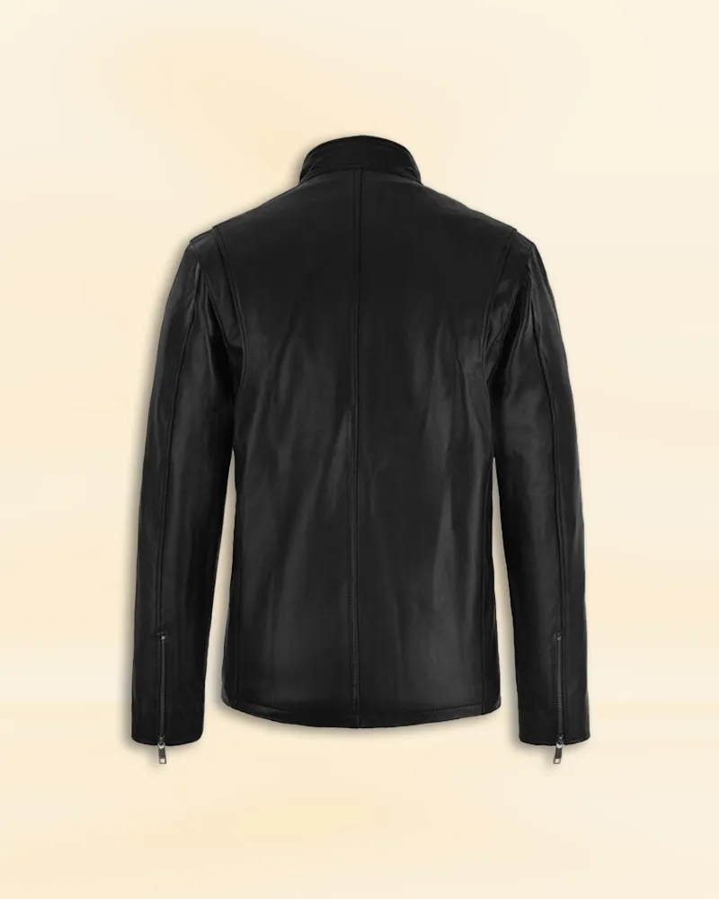 Black Style Leather Jacket Worn by Henry Cavill | Henry Cavill Leather Jacket