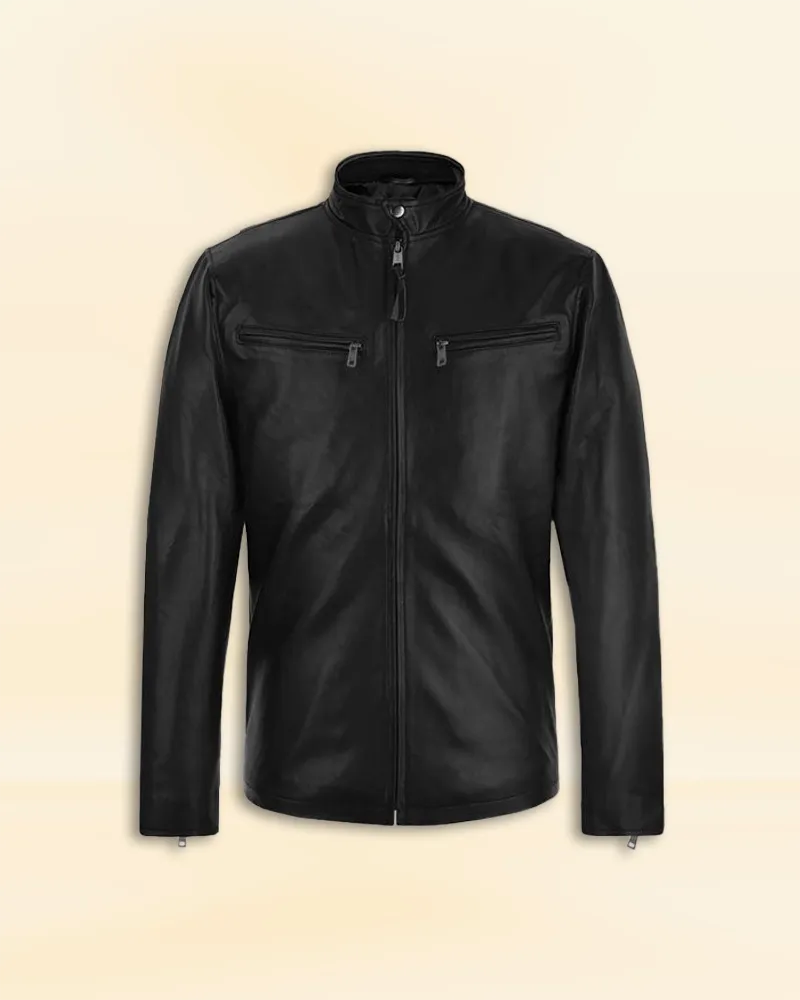 Black Style Leather Jacket Worn by Henry Cavill | Henry Cavill Leather Jacket