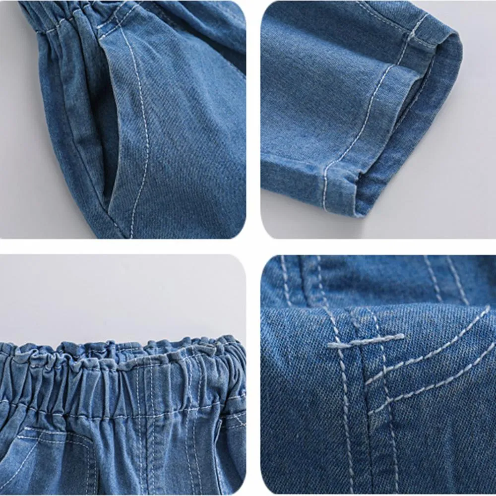 Boys Casual Solid Pocket Jeans