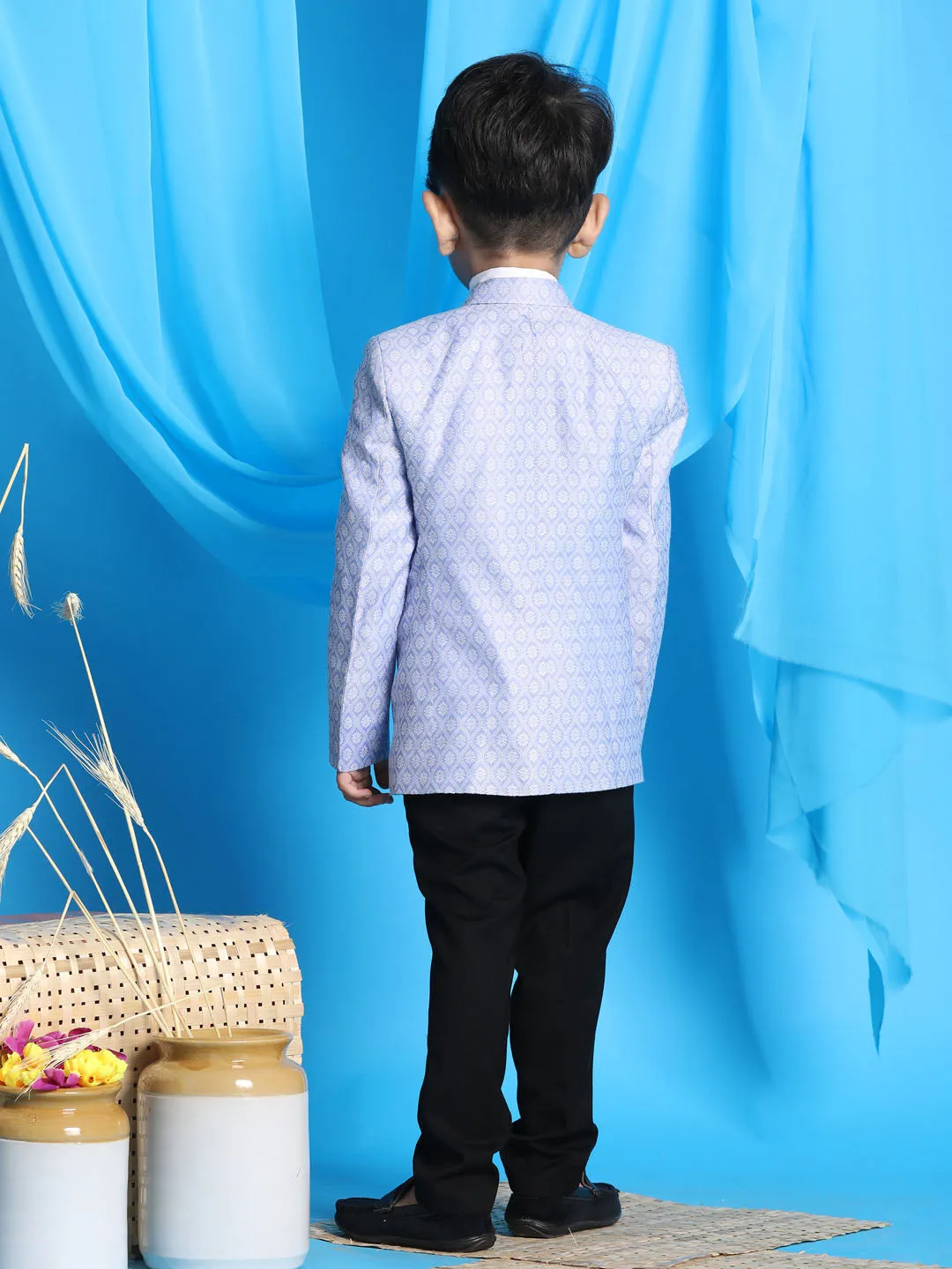 Boy's Lavender Blazer - Vastramay Boys