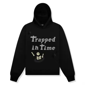 Broken Planet Trapped In Time Soot Black Hoodie