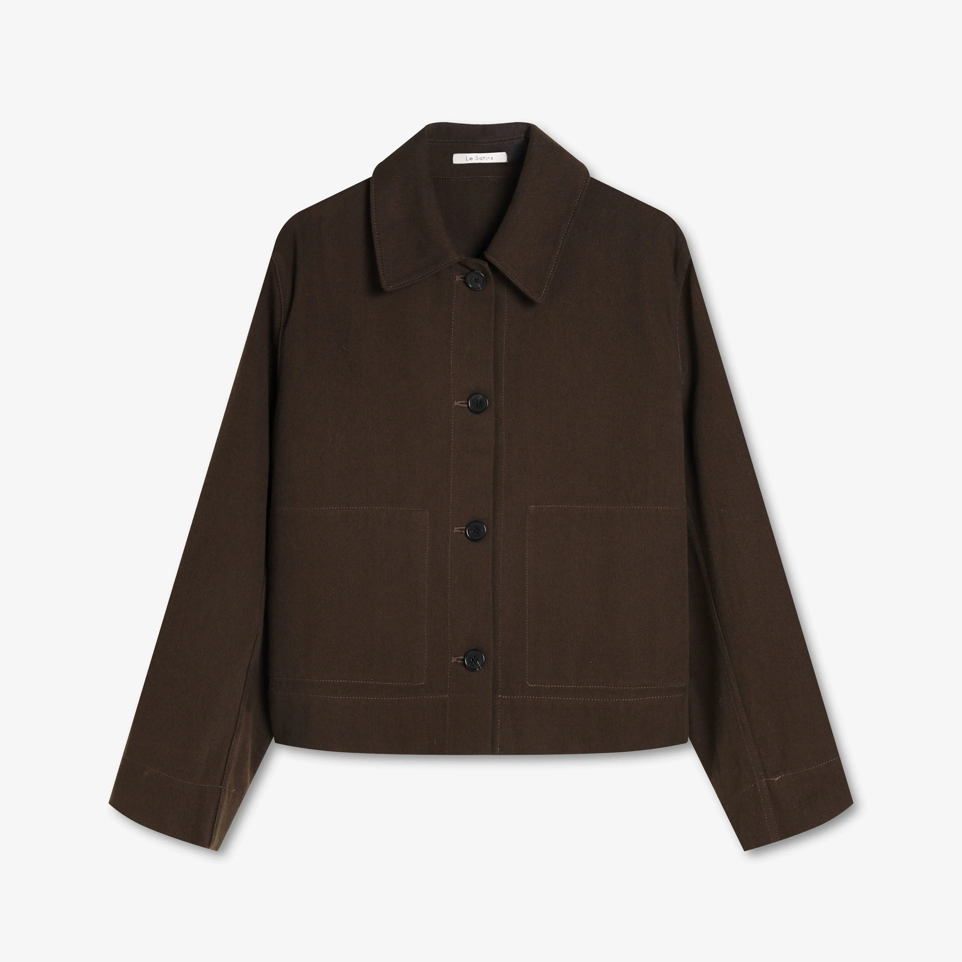 Brown Suit Jacket and Wide-Leg Trousers