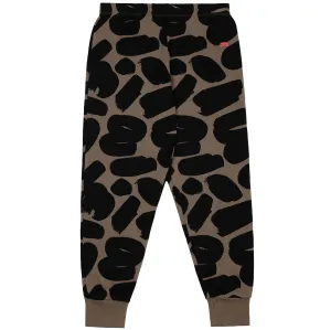 Brushstrokes Sweatpants in Brown by Beau Loves
