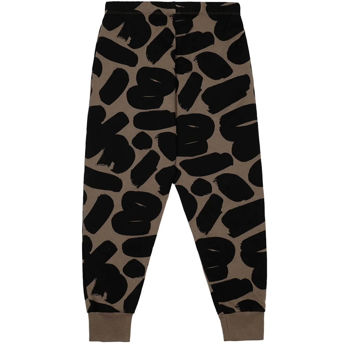 Brushstrokes Sweatpants in Brown by Beau Loves