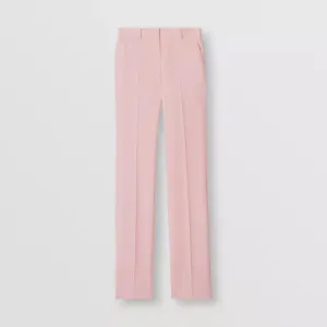 BURBERRY GRAIN DE POUDRE WOOL TAILORED TROUSERS