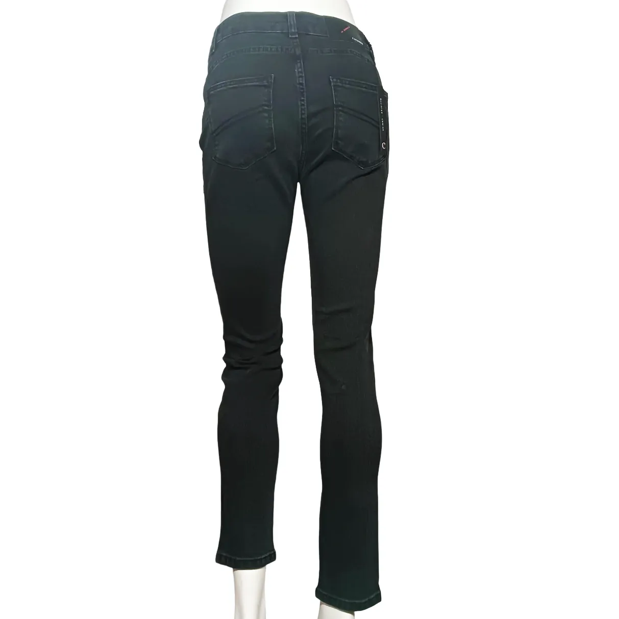 CafèNoir pantalone jeans da donna Denim Skinny c7 JJ1017 N021 nero