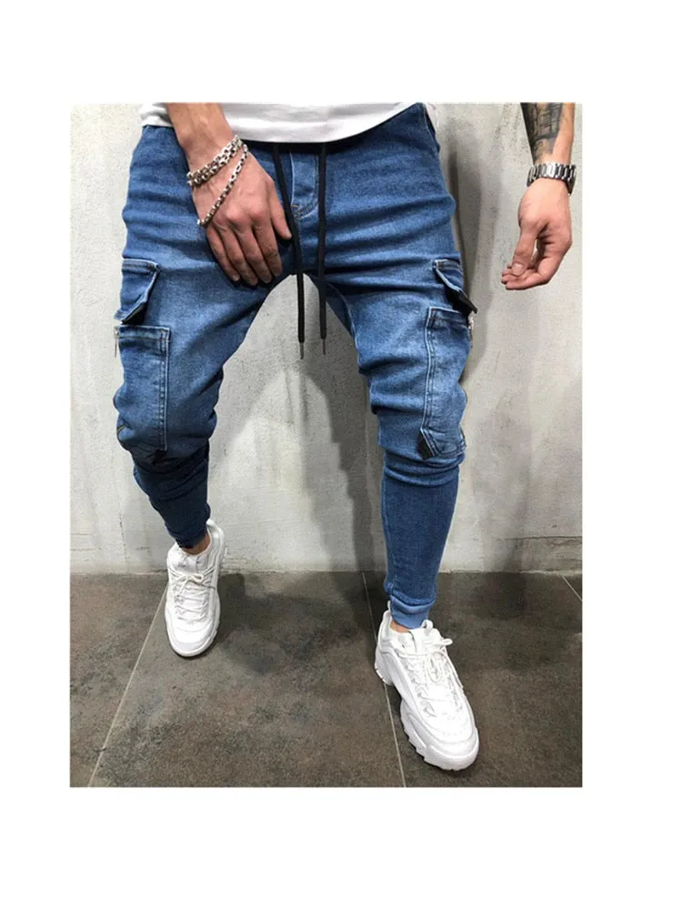 Casual pencil Zipper Jeans Pant