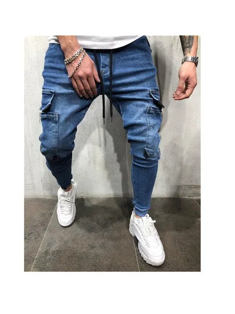 Casual pencil Zipper Jeans Pant