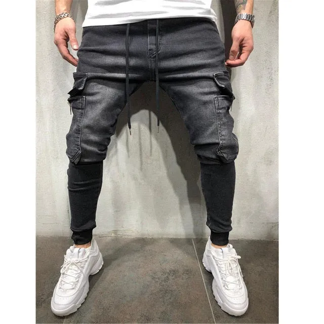 Casual pencil Zipper Jeans Pant