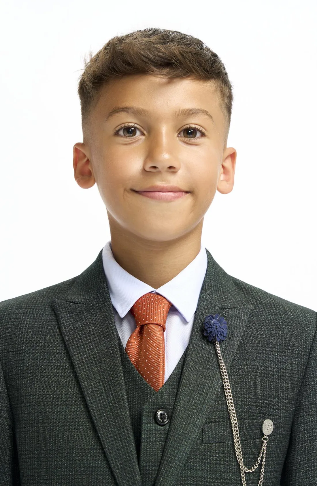 Cavani Boys Caridi Olive Suit