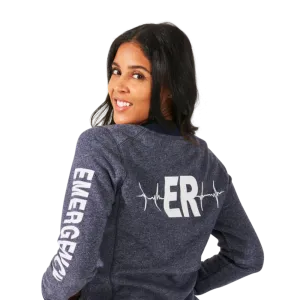 Custom ER Nurse Full Zip Jacket