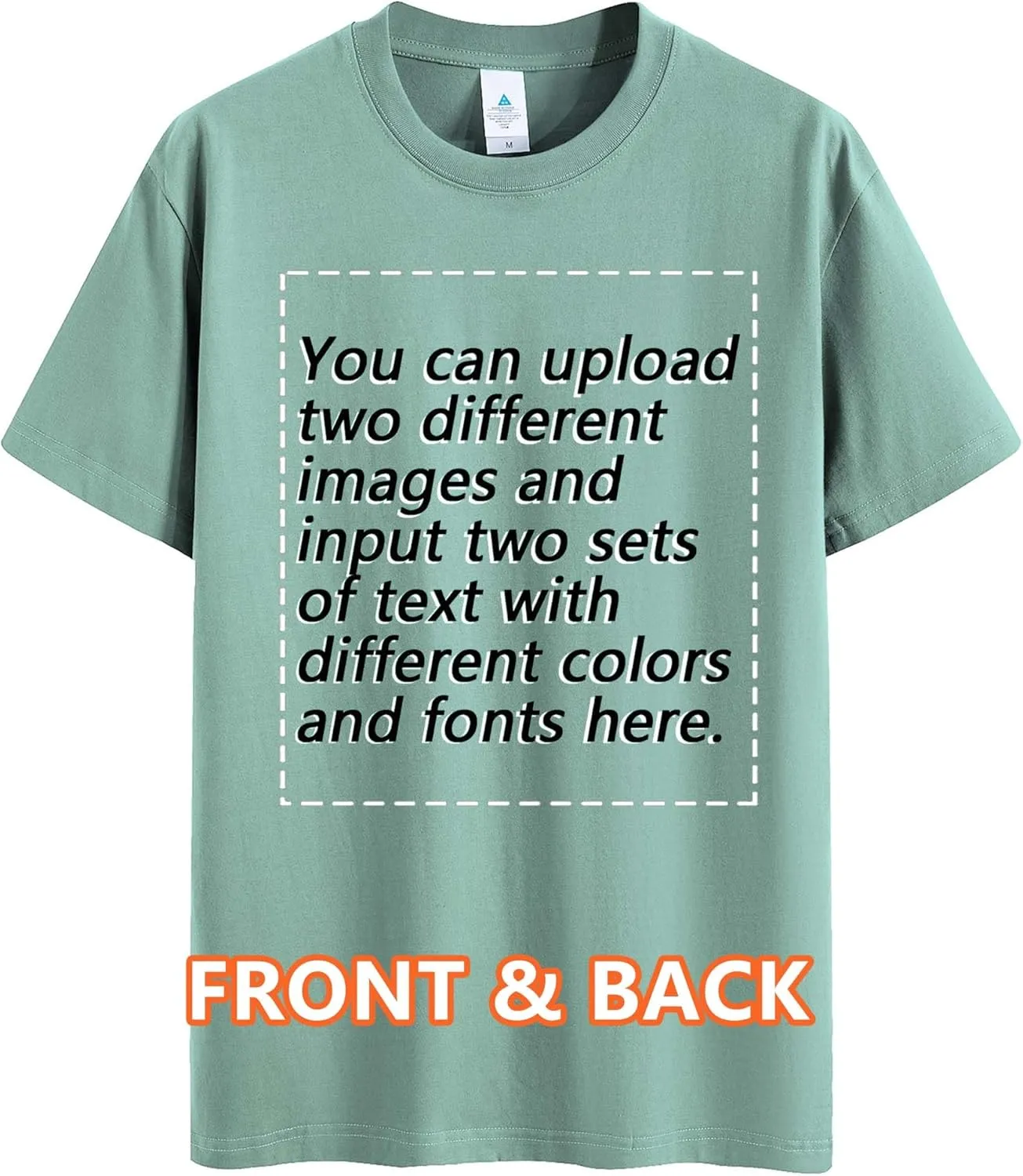 Custom Oversized T Shirts Vintage Tee Loose Fit Casual Streetwear Baggy Washed Cotton Personalized Add Your Own Design
