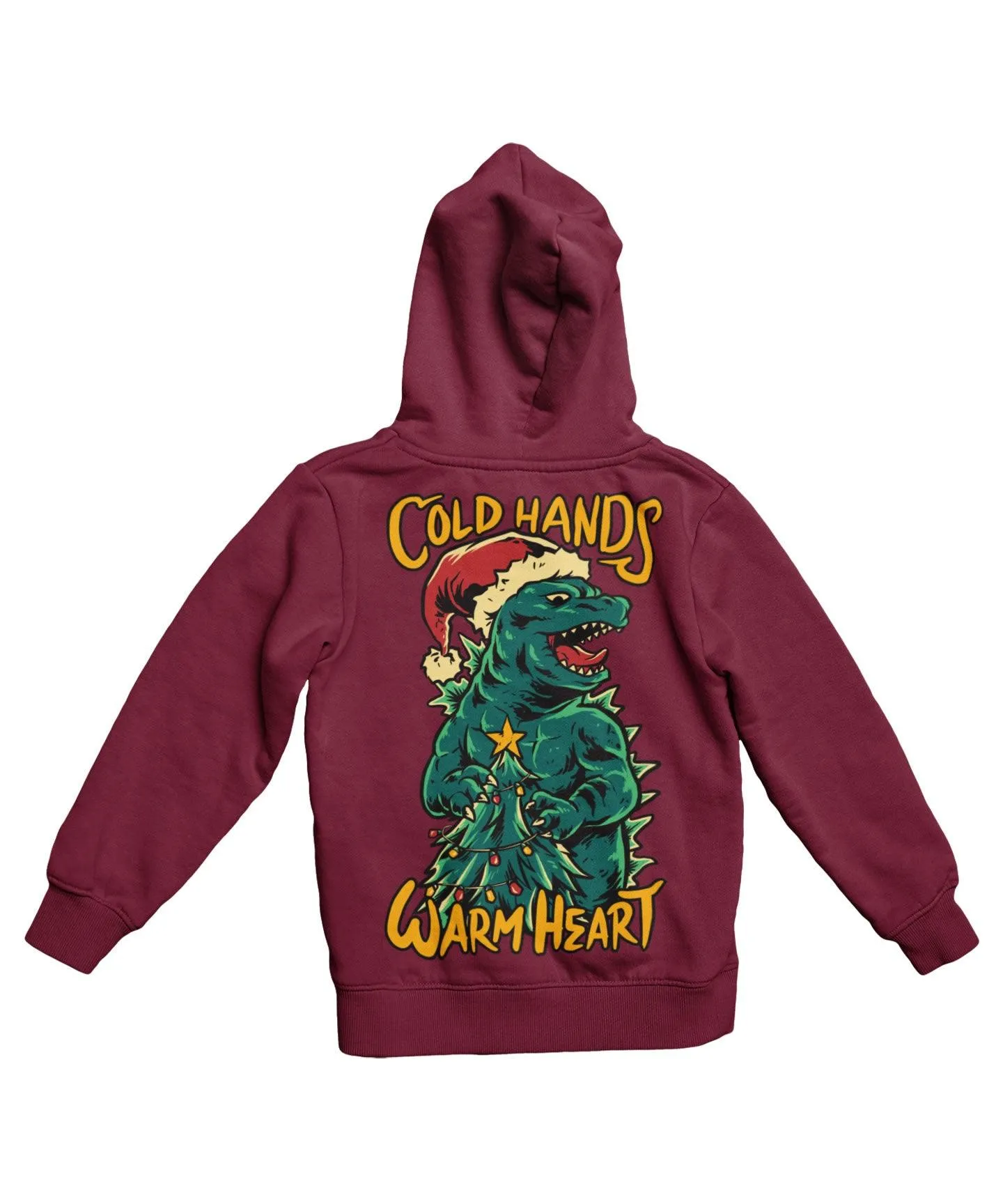Deep Swimmer Baby Santa Back Printed Christmas Hoodie