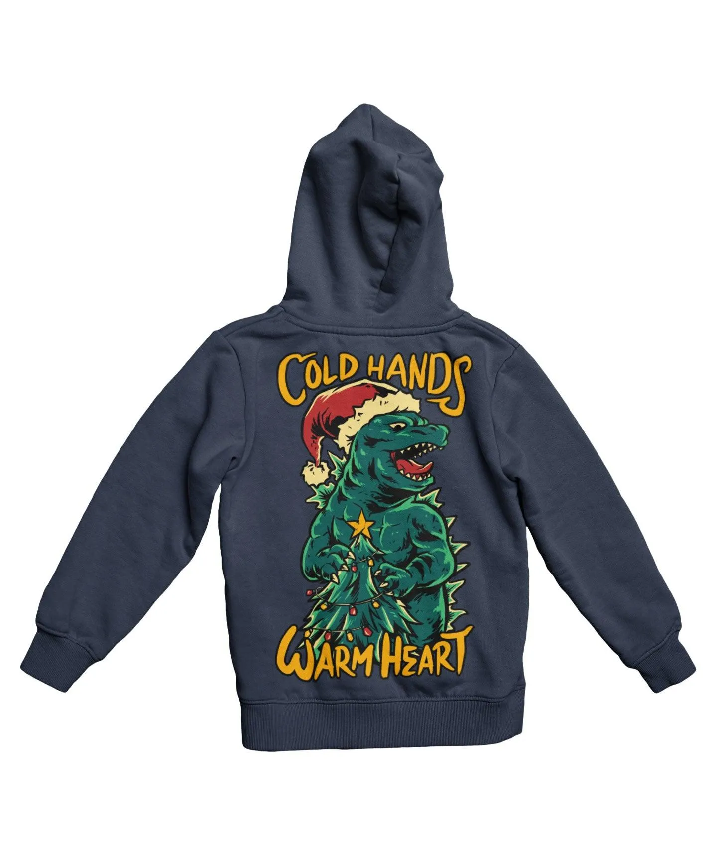 Deep Swimmer Baby Santa Back Printed Christmas Hoodie