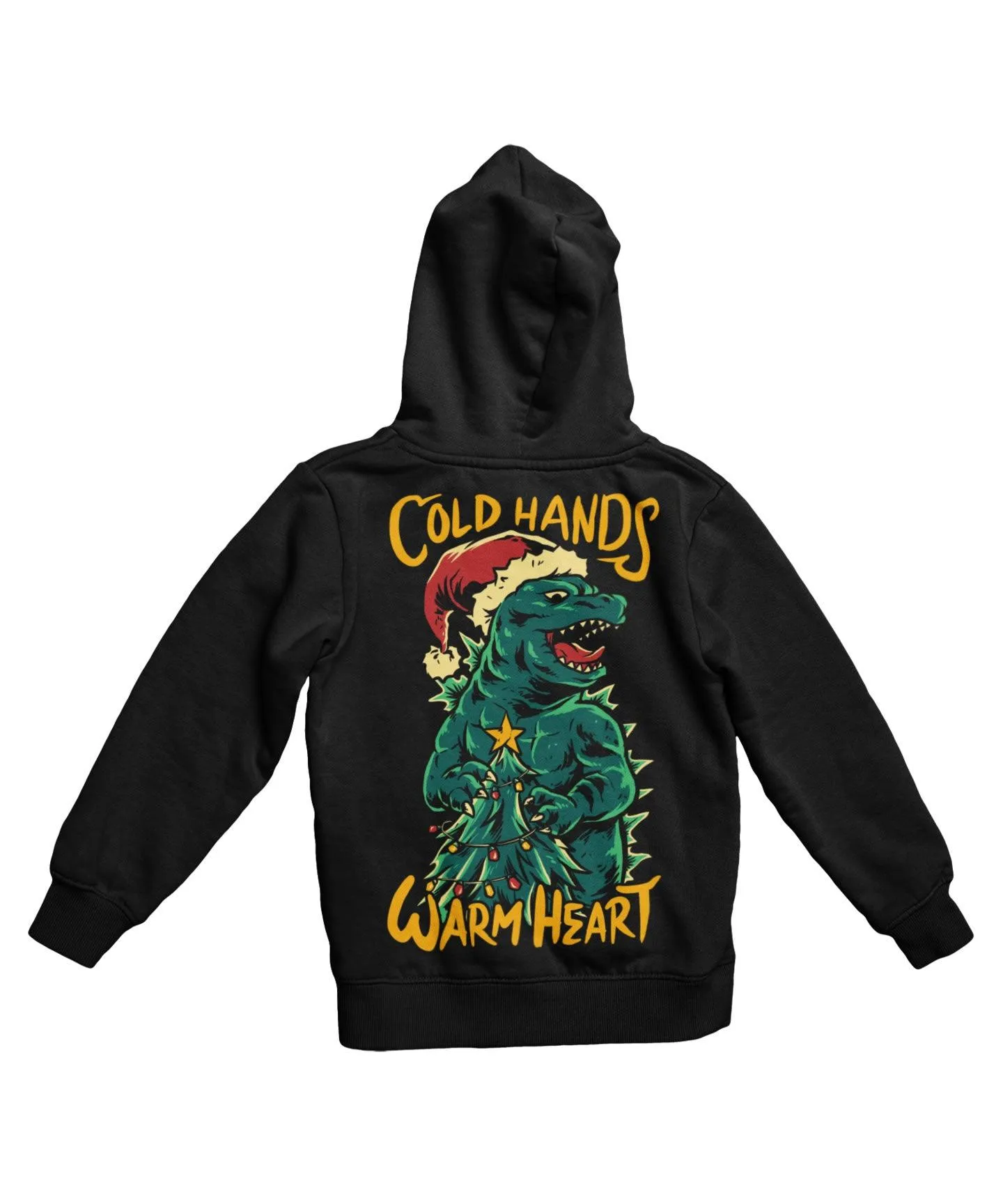 Deep Swimmer Baby Santa Back Printed Christmas Hoodie