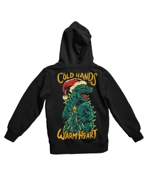 Deep Swimmer Baby Santa Back Printed Christmas Hoodie