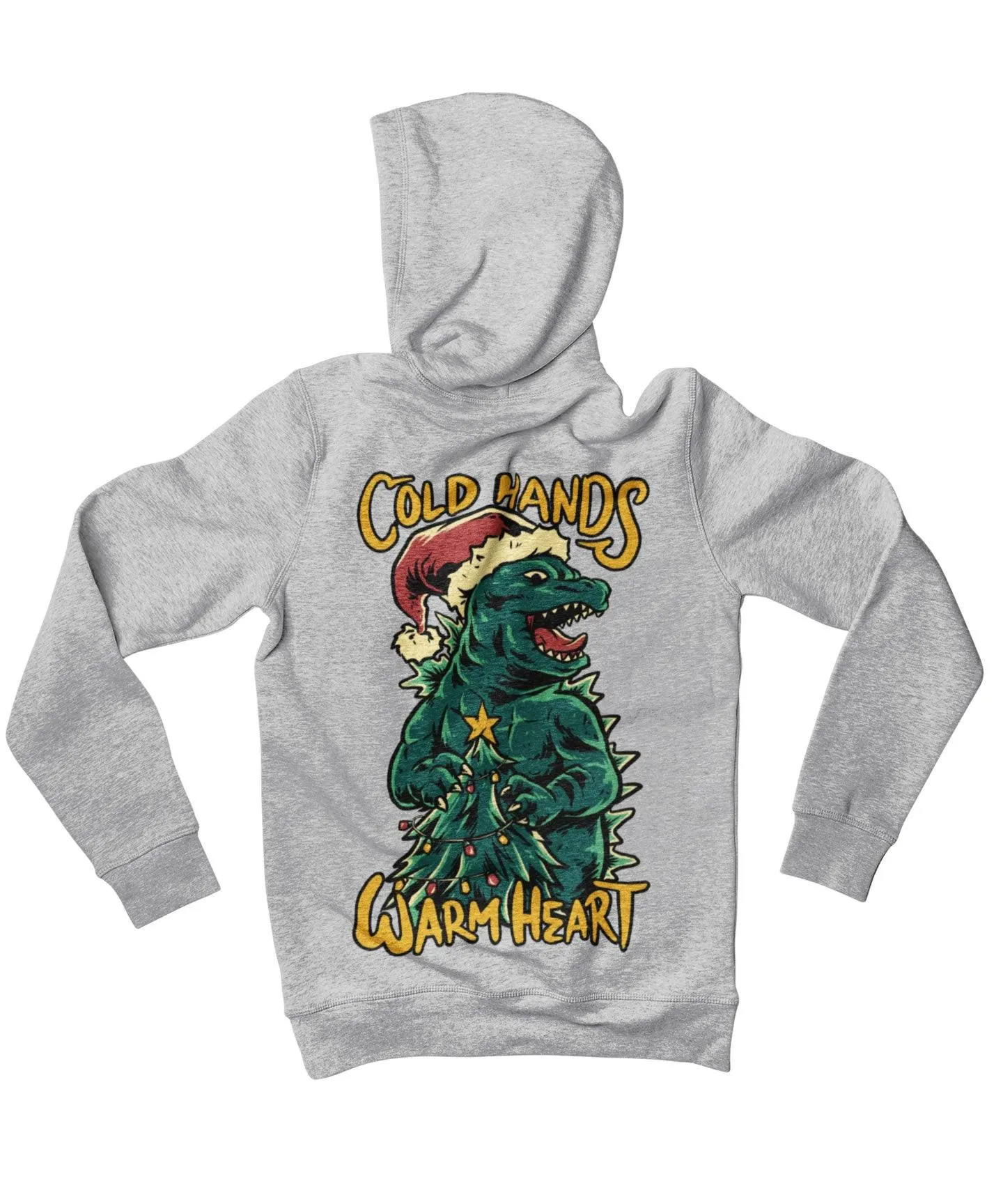 Deep Swimmer Baby Santa Back Printed Christmas Hoodie