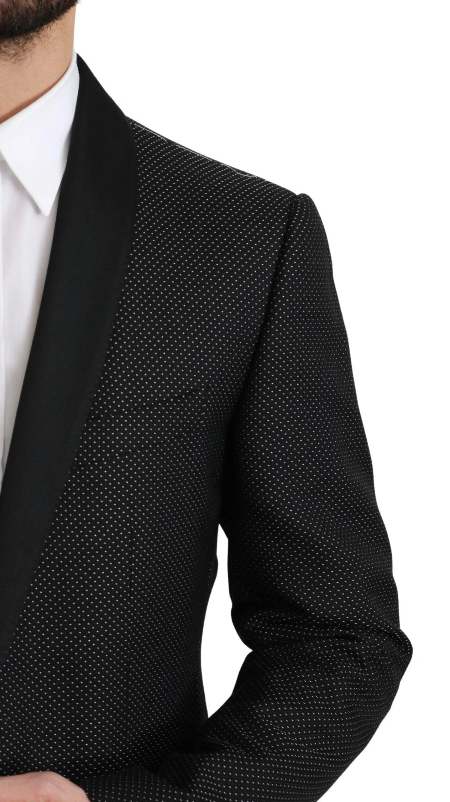 Dolce & Gabbana Black Slim Fit Formal Jacket MARTINI Blazer