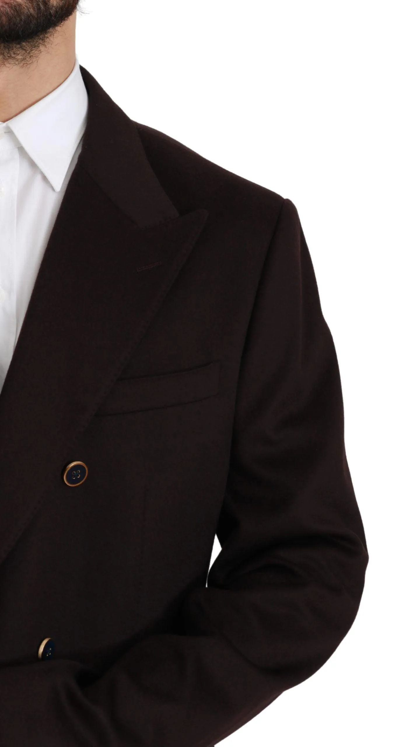 Dolce & Gabbana Bordeaux Cashmere Coat TAORMINA Blazer