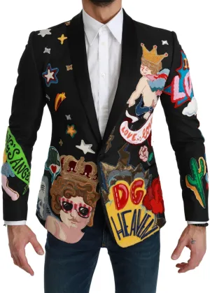 Dolce & Gabbana DG King Blazer In Black