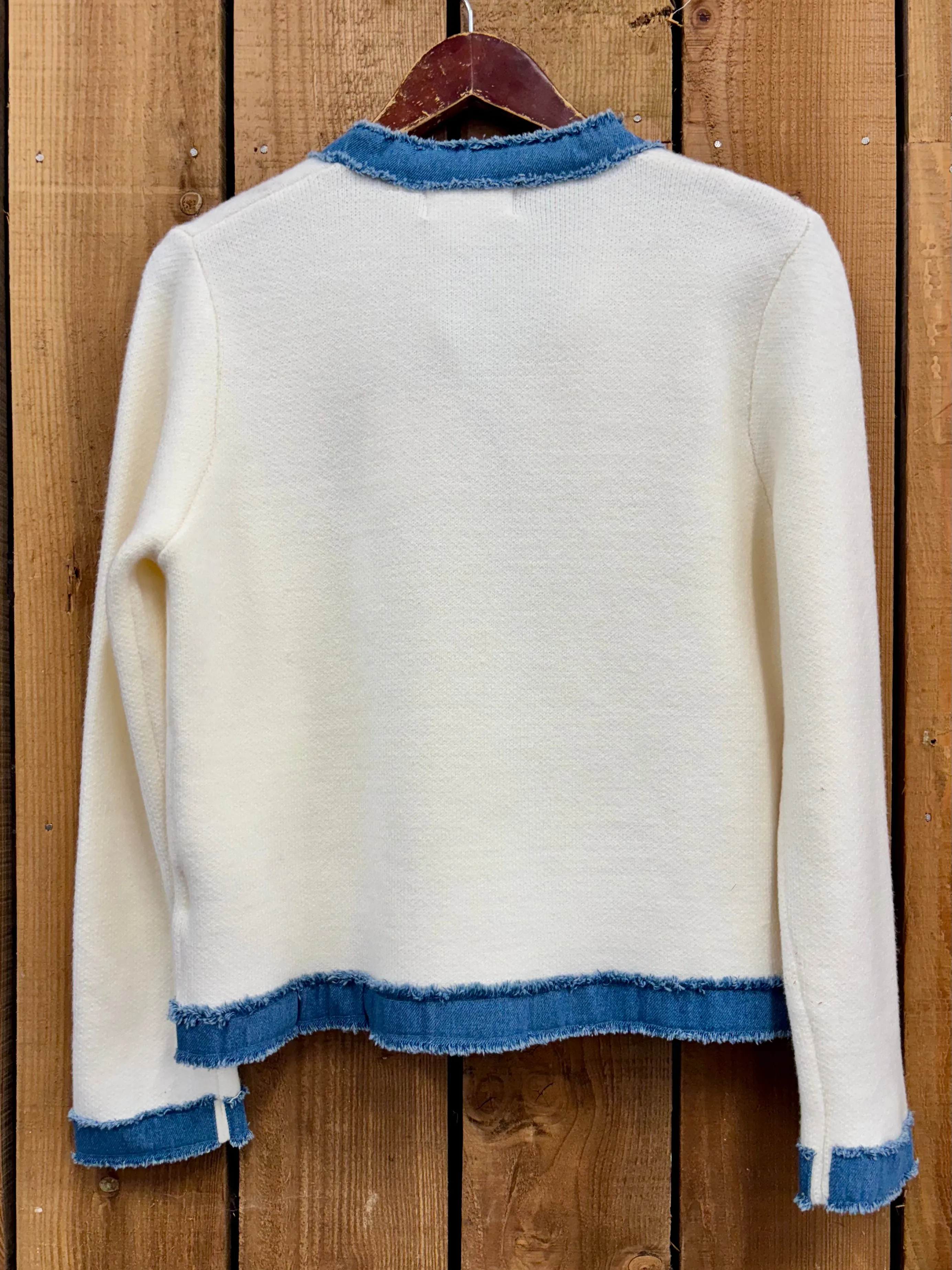 Dune Knitted Jacket Ecru