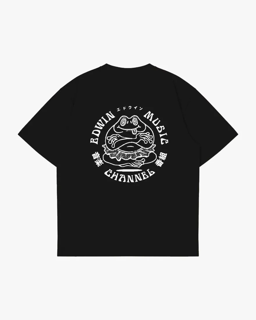 Edwin Music Channel Tee - Black