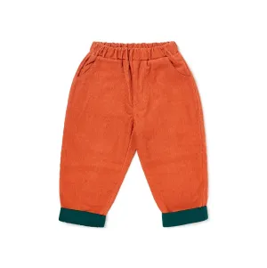 Eleanor Charles - Organic Corduroy Trousers - Burnt Orange