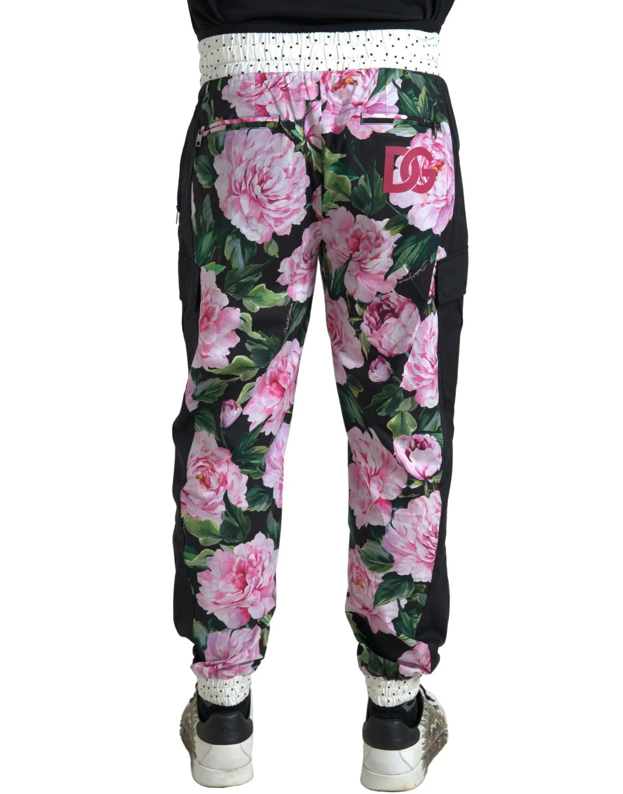 Elegant Multicolor Cotton Joggers