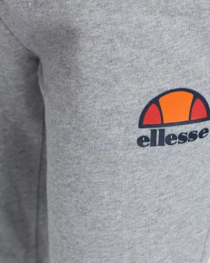 ELLESSE: HEATHER GRAY LOGO JOGGER SWEATPANT