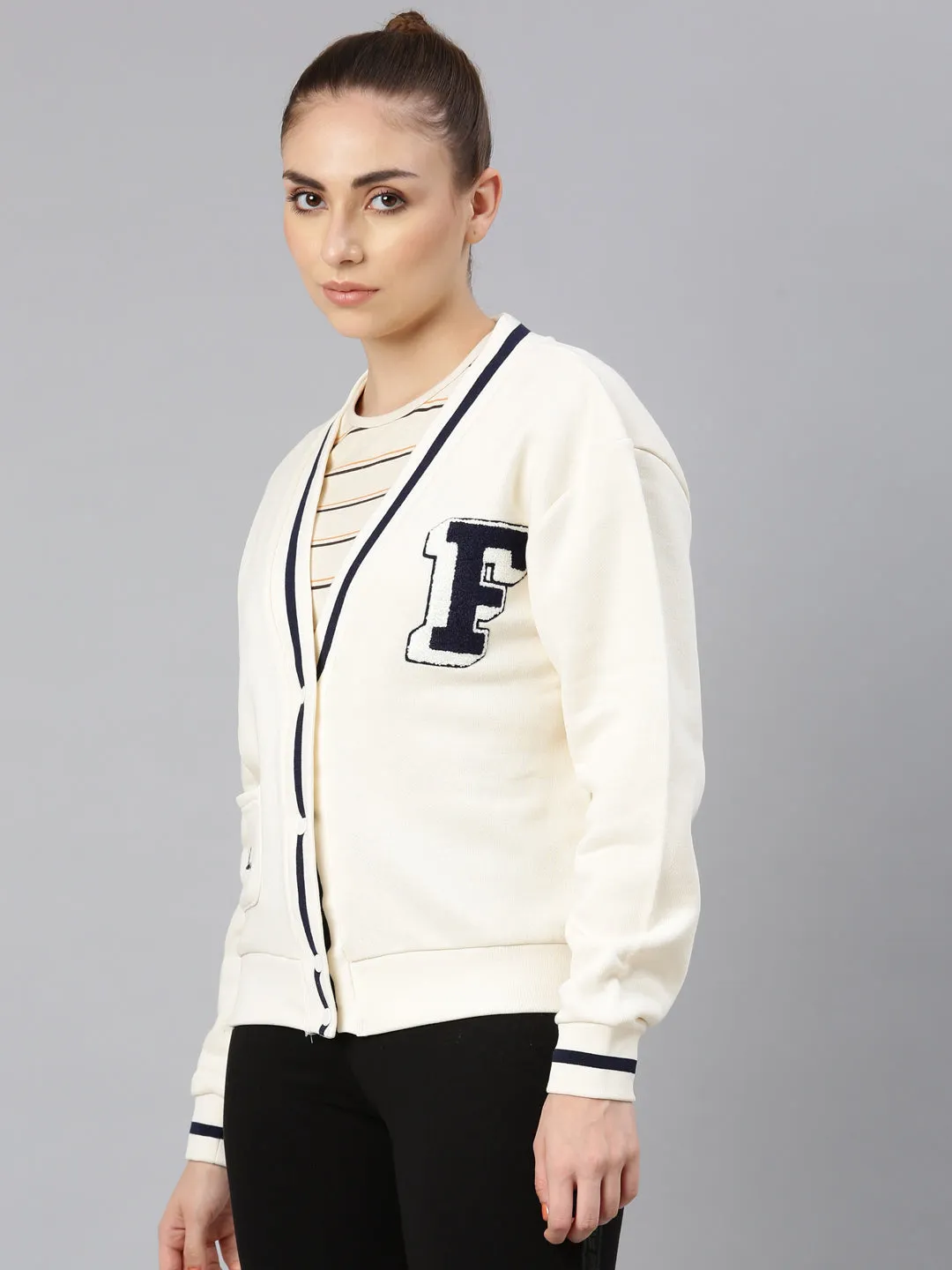 FILA Adults-Women Cream Sweater