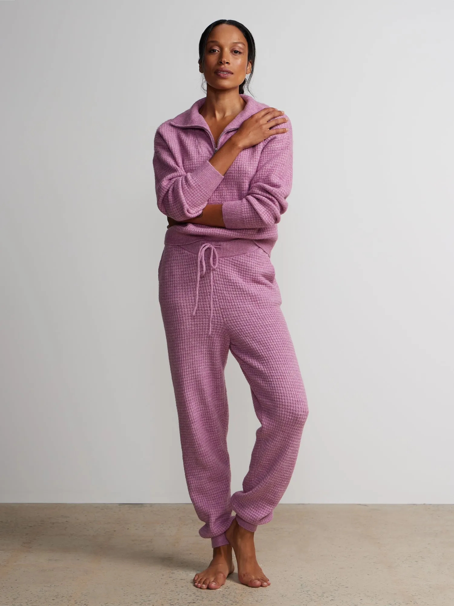 Fine Gauge Knit Jogger