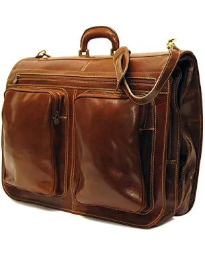 Floto Venezia Garment Bag in Vecchio Brown