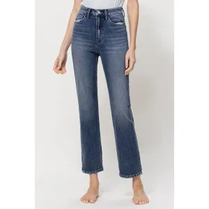 Flying Monkey High Rise Straight Leg Ankle Jean