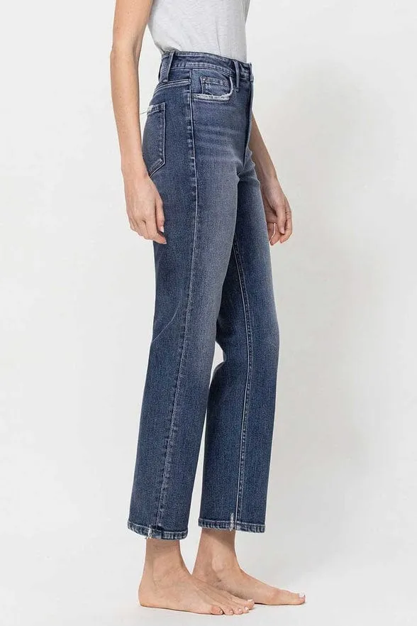 Flying Monkey High Rise Straight Leg Ankle Jean