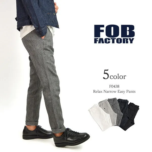 FOB FACTORY / F0438 Relaxed Narrow Easy Pants