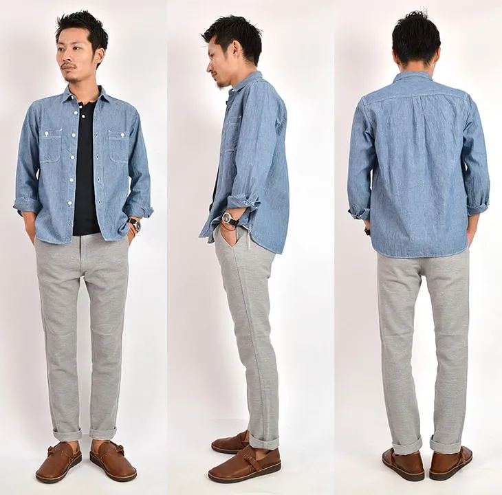 FOB FACTORY / F0438 Relaxed Narrow Easy Pants