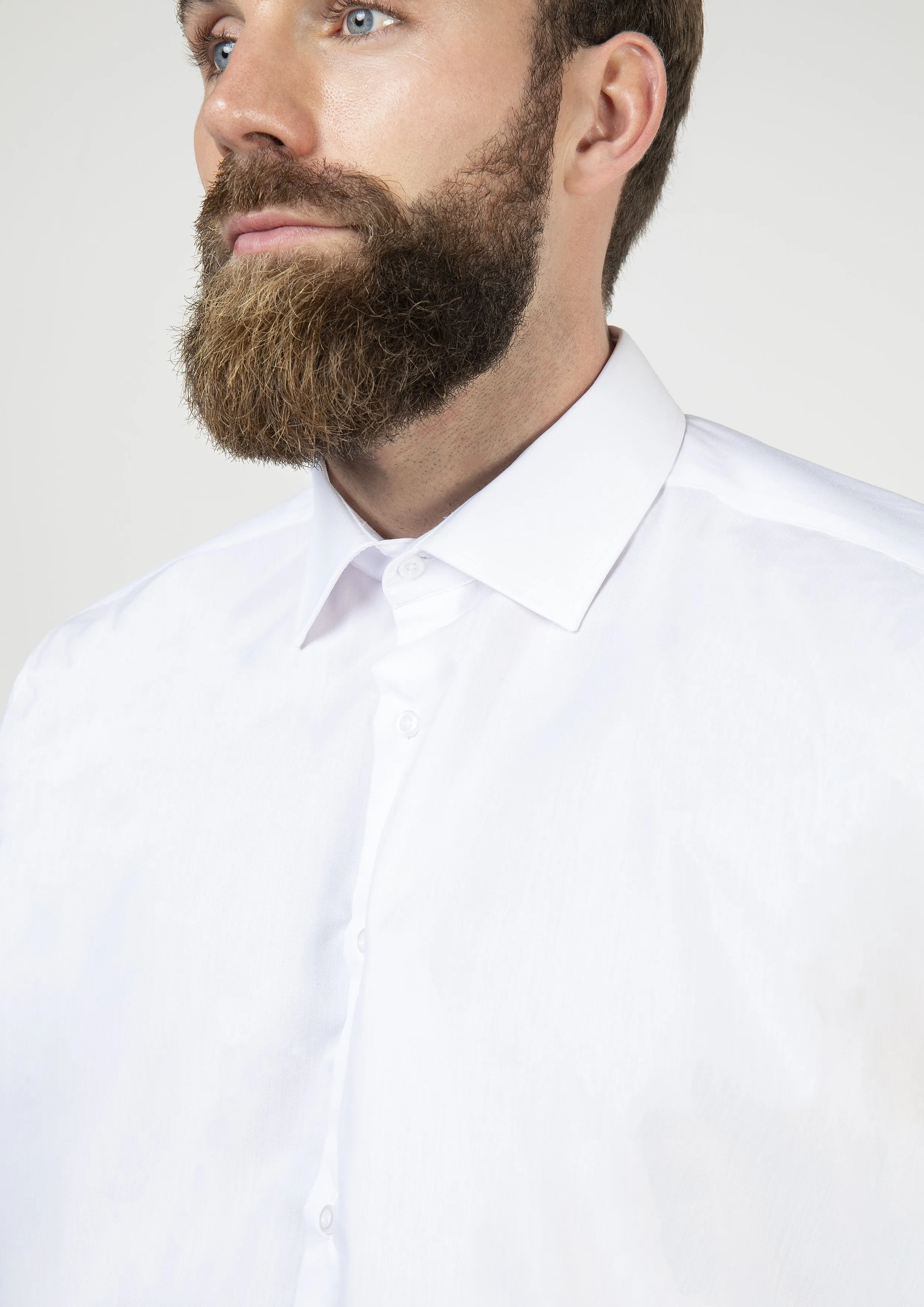 Fratelli Plain White Shirt