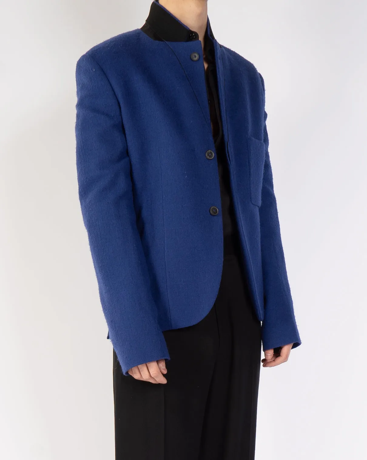 FW19 Blue Wool Officier Blazer