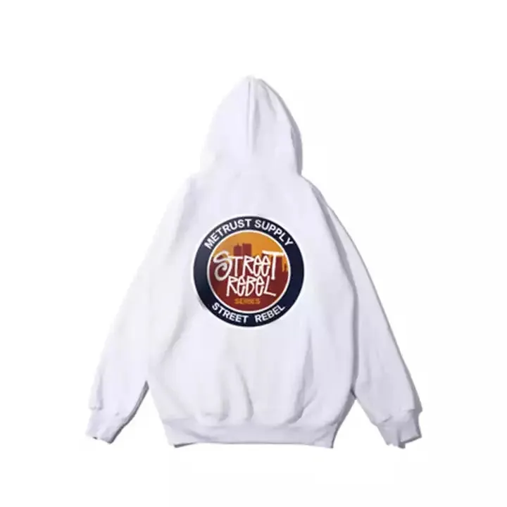 high quality custom logo men stylish hoodie string