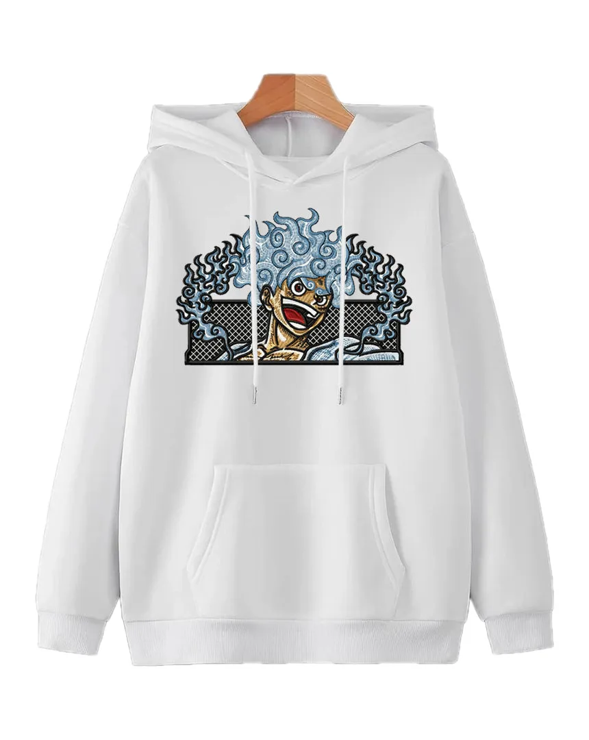 Hoodie Anime One Piece White
