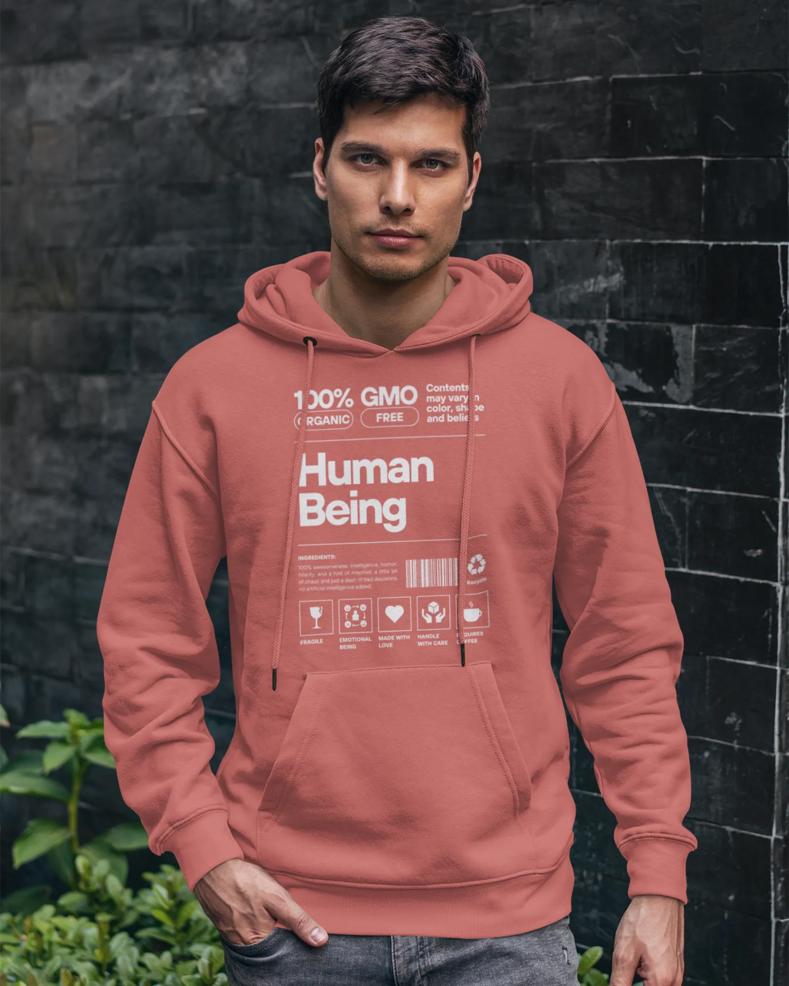 Human Being Dark - Men's Hoodies