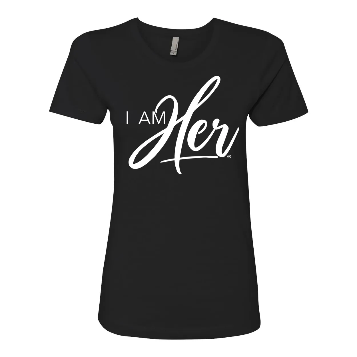 I AM HER Signature Women's Black Tee